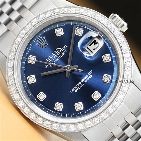 rolex vvs 18k blue|rolex watches price list.